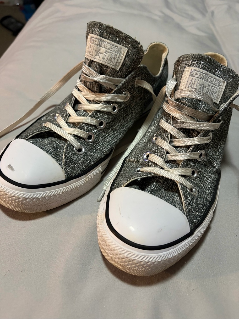 Kids Gray High-Top Sneakers - All Star Style